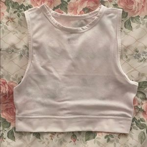 Nike Cropped Mesh Top